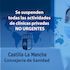 La Consejería de Sanidad de la JCCM suspende todas las actividades de clínicas privadas NO URGENTES