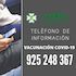 Teléfono de información vacunación COVID-19 personal de primera línea en el ámbito Sanitario y Sociosanitario