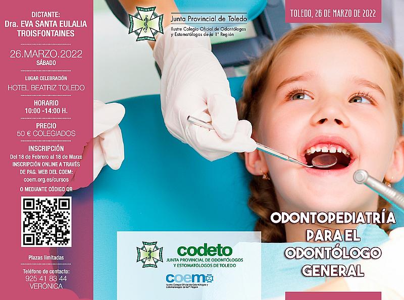 curso Odontopediatría para el odontólogo general
